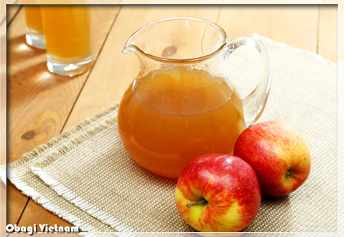 Dấm táo gội đầu
